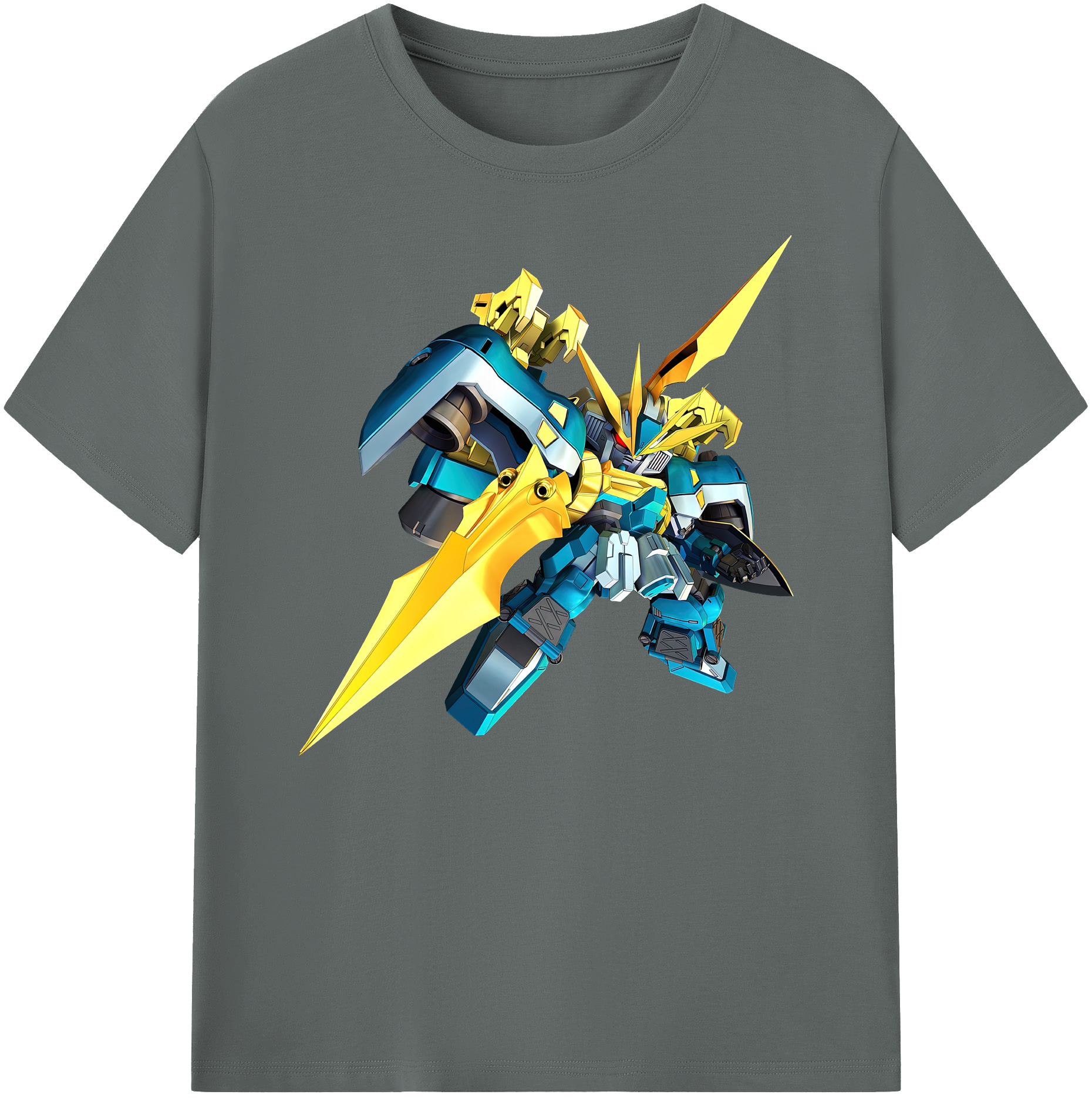 （画像用） 機動戦士ガンダム Mobile Suit Gundam 綿100％ メンズ半袖Tシャツ｜肌触りやわらか＆通気性